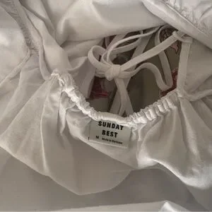 Aritzia Dresses Aritzia Sunday Best Saida White Cotton Mini